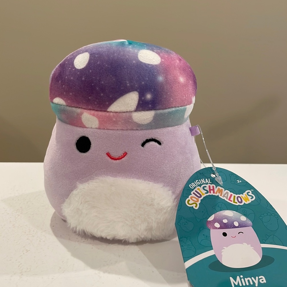 NWT 5” Minya the Mushroom Squishmallow